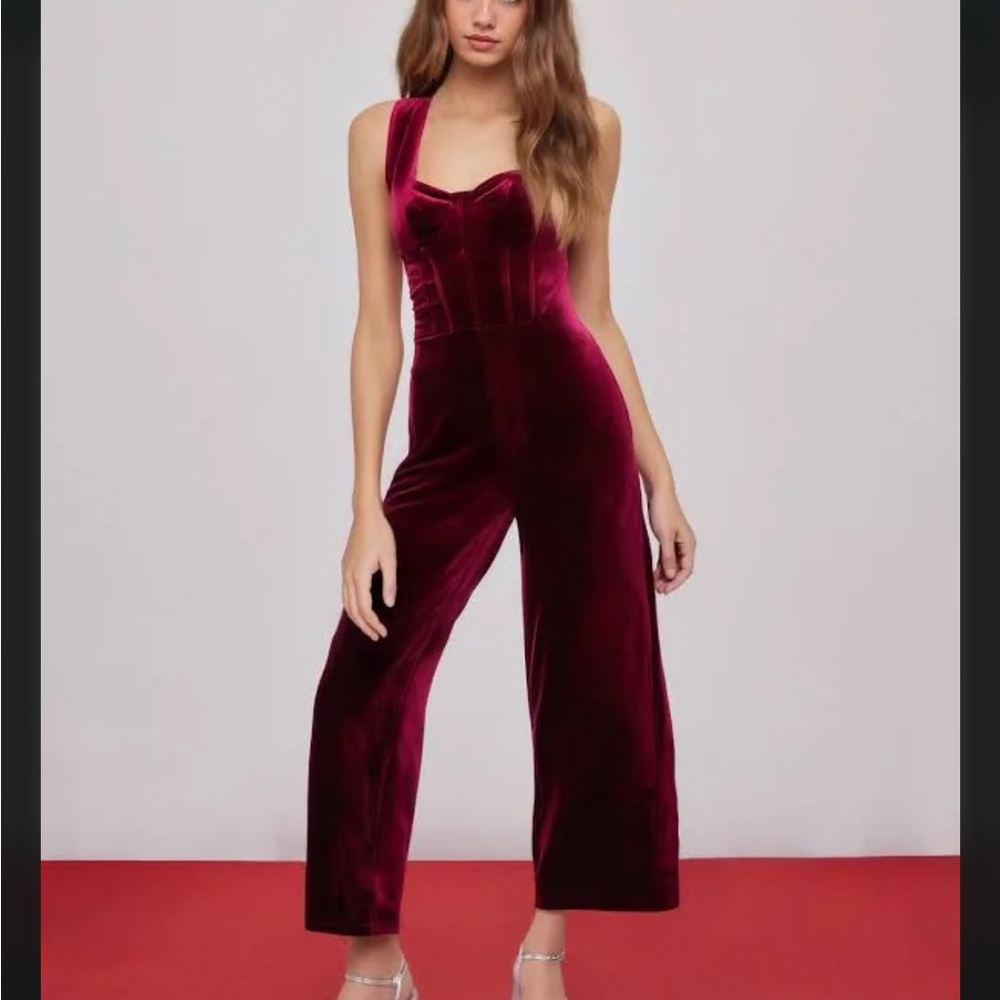 Dynamite Strapless Brown Velvet Dress